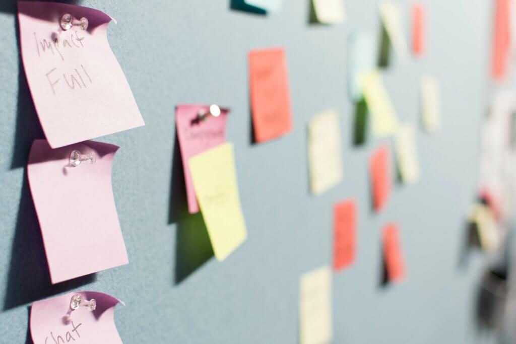 sticky notes plan end of the year